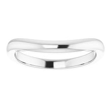 Load image into Gallery viewer, Sterling Silver Band for 9 x 7 mm Emerald Ring
