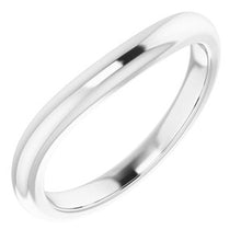Charger l&#39;image dans la galerie, Sterling Silver Band for 8.2 mm Round Ring
