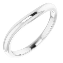 Charger l'image dans la galerie, Sterling Silver Band for 6 x 4 mm Oval Ring
