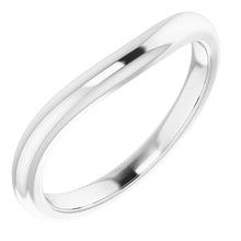 Load image into Gallery viewer, Sterling Silver Band for 7 x 5 mm Oval Ring
