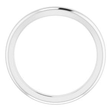 Charger l&#39;image dans la galerie, Sterling Silver Band for 9 x 9 mm Cushion Ring
