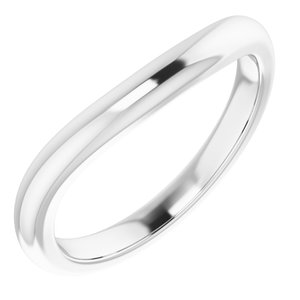 Sterling Silver Band for 9 x 9 mm Cushion Ring