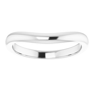 Sterling Silver Band for 9 x 7 mm Oval Ring
