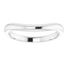 Load image into Gallery viewer, Sterling Silver Band for 8 x 6 mm Emerald Ring
