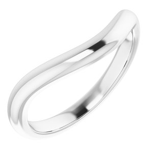 Sterling Silver Band for 9 x 6 mm Pear Ring