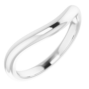 Sterling Silver Band for 8 x 6 mm Pear Ring