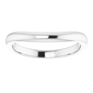 Sterling Silver Band for 9 x 9 mm Cushion Ring