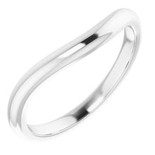 Charger l'image dans la galerie, Sterling Silver Band for 6 x 4 mm Pear Ring
