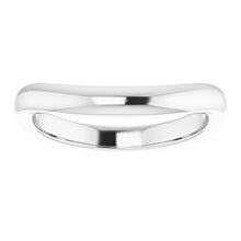 Charger l'image dans la galerie, Sterling Silver Band for 10 x 10 mm Square Ring
