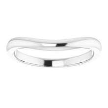 Load image into Gallery viewer, Sterling Silver Band for 6 x 6 mm Heart Ring
