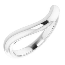 Charger l'image dans la galerie, Sterling Silver Band for 12 x 8 mm Pear Ring
