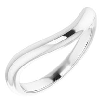 Charger l&#39;image dans la galerie, Sterling Silver Band for 10 x 7 mm Pear Ring
