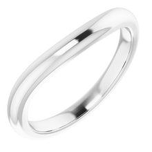 Charger l&#39;image dans la galerie, Sterling Silver Band for 8 x 8 mm Cushion Ring
