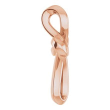 Load image into Gallery viewer, 14K Rose 13.35x10.42 mm Youth Cross Pendant
