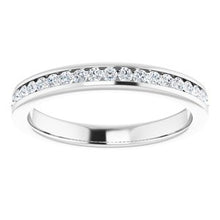 Load image into Gallery viewer, Platinum 3/4 CTW Diamond Anniversary Band
