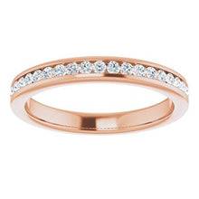 Charger l&#39;image dans la galerie, 14K Rose 7/8 CTW Diamond Anniversary Band
