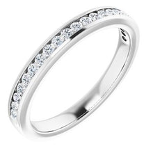 Load image into Gallery viewer, Platinum 1 CTW Diamond Anniversary Band
