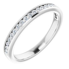 Load image into Gallery viewer, 14K White 3/4 CTW Diamond Anniversary Band
