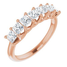 Charger l&#39;image dans la galerie, 14K Rose 1 1/8 CTW Diamond Anniversary Band
