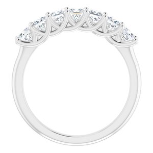 Bande d'anniversaire en platine 1 1/8 CTW Diamond