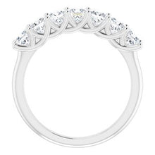 Load image into Gallery viewer, 14K White 1 3/8 CTW Diamond Anniversary Band
