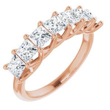 Load image into Gallery viewer, 14K Rose 1 3/4 CTW Diamond Anniversary Band
