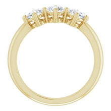 Charger l&#39;image dans la galerie, Bande d&#39;anniversaire en diamant jaune 14K 3/4 CTW
