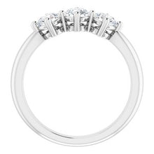Load image into Gallery viewer, 14K White 3/4 CTW Diamond Anniversary Band

