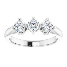 Load image into Gallery viewer, 14K White 3/4 CTW Diamond Anniversary Band
