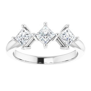Bande d'anniversaire en diamant blanc 3/4 CTW 14K