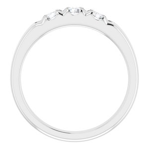Platinum 1/2 CTW Diamond Anniversary Band