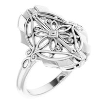 Load image into Gallery viewer, Sterling Silver Vintage-Inspired Ring
