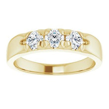 Charger l&#39;image dans la galerie, Three-Stone French-Set Anniversary Band
