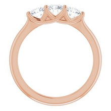 Charger l&#39;image dans la galerie, 14K Rose 3/4 CTW Diamond Anniversary Band
