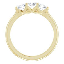 Charger l&#39;image dans la galerie, Bande d&#39;anniversaire en diamant jaune 14K 3/4 CTW
