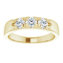 Charger l&#39;image dans la galerie, Three-Stone French-Set Anniversary Band
