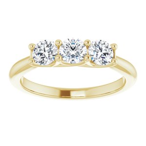 Three-Stone Anniversary Band
