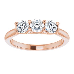Three-Stone Anniversary Band