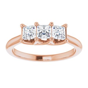Three-Stone Anniversary Band