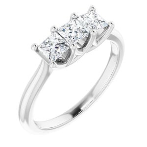 Bande d'anniversaire en diamant blanc 3/4 CTW 14K