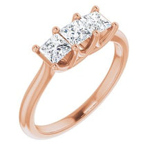Charger l&#39;image dans la galerie, 14K Rose 3/4 CTW Diamond Anniversary Band
