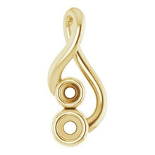 Load image into Gallery viewer, 14K Yellow Freeform Pendant Mounting
