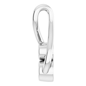 Sterling Silver Freeform Pendant Mounting