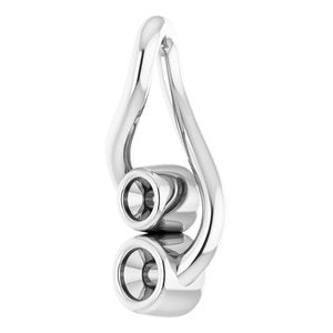 Sterling Silver Freeform Pendant Mounting