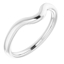 Load image into Gallery viewer, Sterling Silver Band for 9x9 mm Cushion Ring
