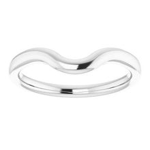 Load image into Gallery viewer, Sterling Silver Band for 9x9 mm Cushion Ring
