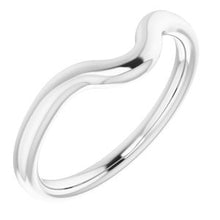 Charger l'image dans la galerie, Sterling Silver Band for 10x8 mm Oval Ring
