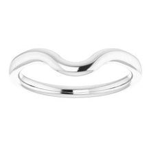 Load image into Gallery viewer, Sterling Silver Band for 9x7 mm Emerald Ring
