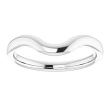 Load image into Gallery viewer, Sterling Silver Band for 10x10 mm Asscher Ring
