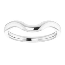 Charger l&#39;image dans la galerie, Sterling Silver Band for 10x10 mm Square Ring
